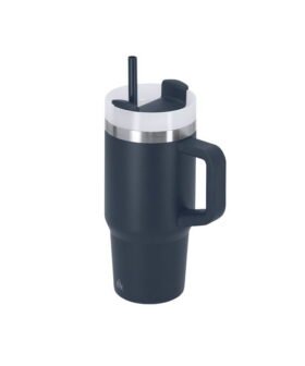 Taza térmica en Acero Inox Reciclado de doble pared y 450 ml de capacidad. Ideal para promociones y merchandising corporativo. Personalizable con tu logo.