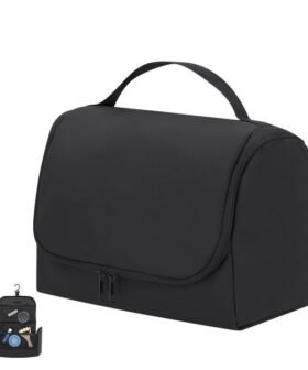 Neceser fabricado en PU para guardar los objetos de higiene personal