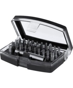 Práctico set de herramientas con estuche fabricado en ABS. Ideal para promociones y merchandising corporativo. Personalizable con tu logo.